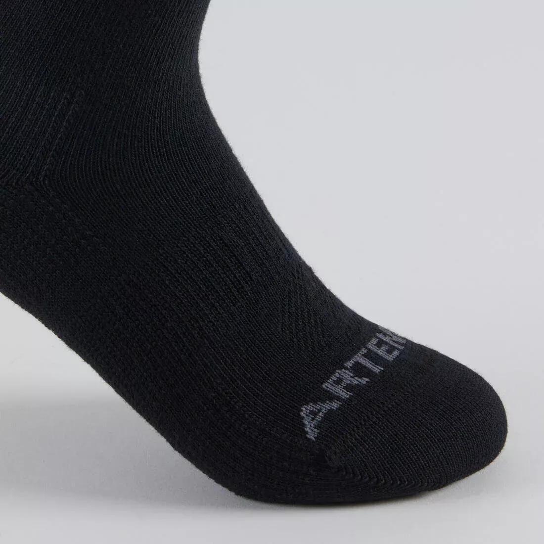 ARTENGO - Kids' High Tennis Socks Tri-Pack RS 160 Navy