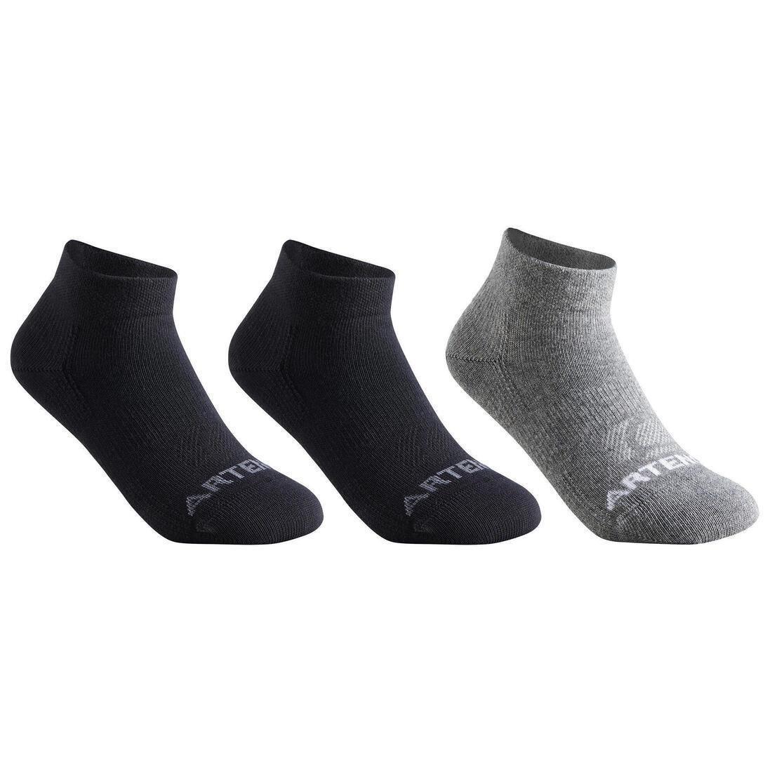 Kids Tennis Socks Rs 160 Mid Tri-Pack Navy, No Color, large image number 7