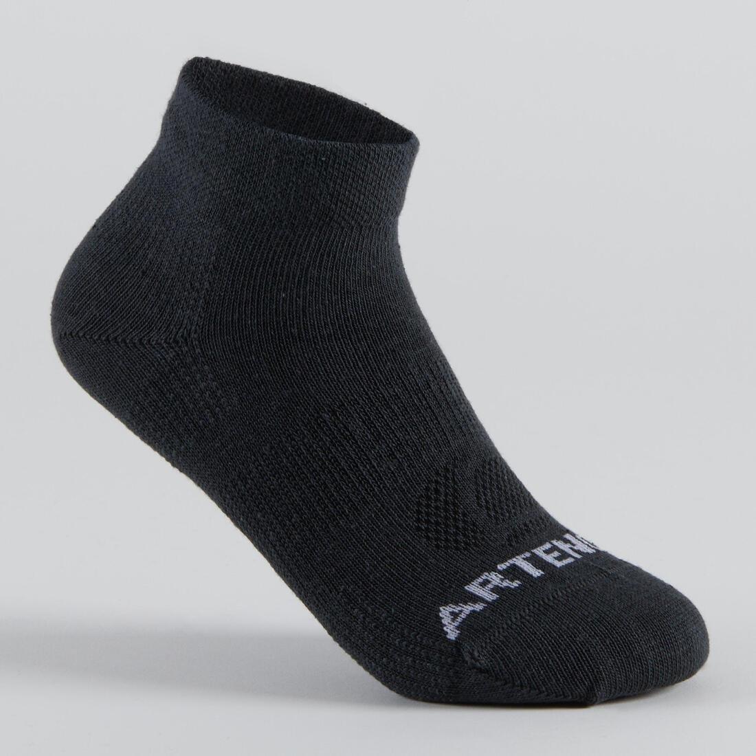 ARTENGO - Kids Tennis Socks Rs 160 Mid Tri-Pack Navy