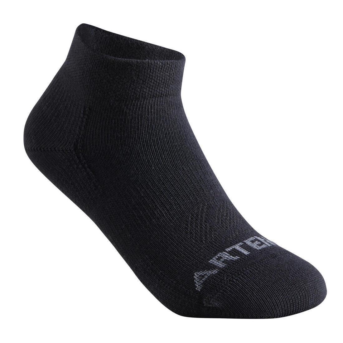 ARTENGO - Kids Tennis Socks Rs 160 Mid Tri-Pack Navy