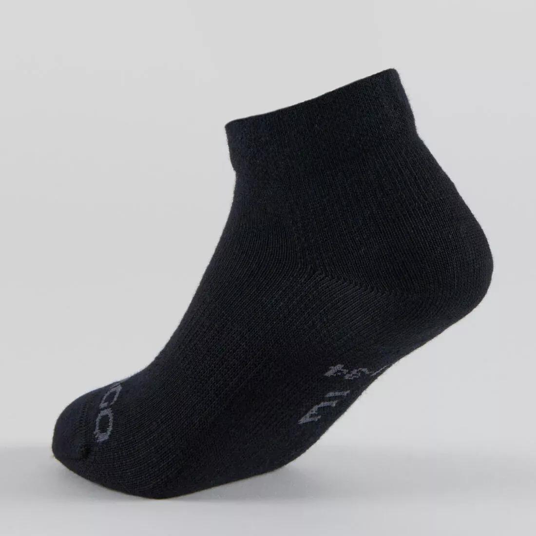 ARTENGO - Kids Tennis Socks Rs 160 Mid Tri-Pack Navy