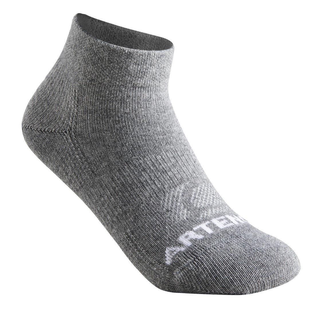 ARTENGO - Kids Tennis Socks Rs 160 Mid Tri-Pack Navy