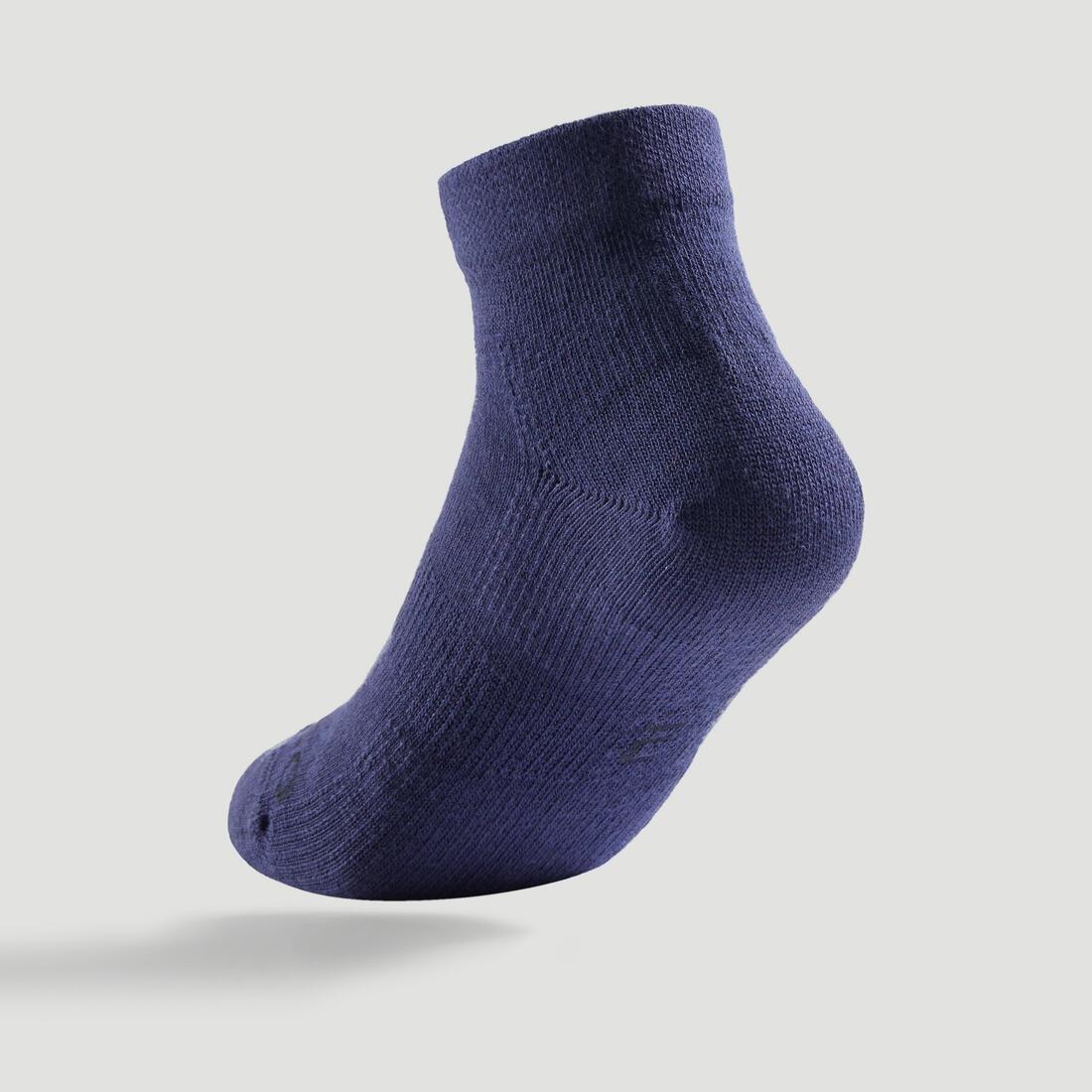 Kids Tennis Socks Rs 160 Mid Tri-Pack Navy, No Color, large image number 7