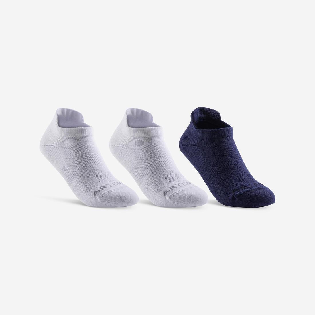 Rs 160 Low-Cut Sports Socks Tri-Pack - Navy, , large image number 0