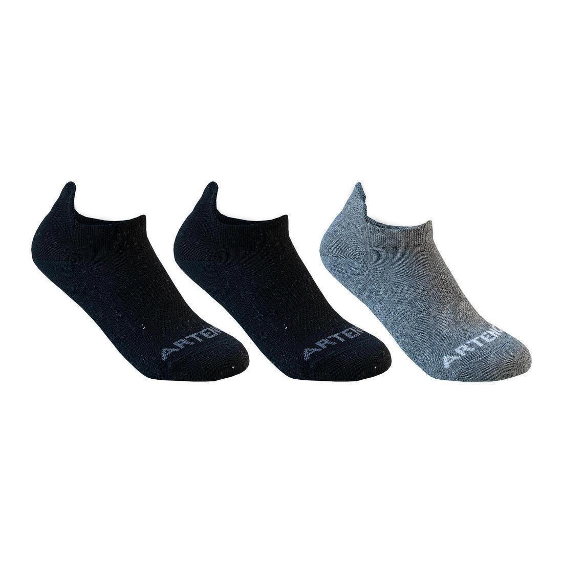 Rs 160 Low-Cut Sports Socks Tri-Pack - Navy, , large image number 1