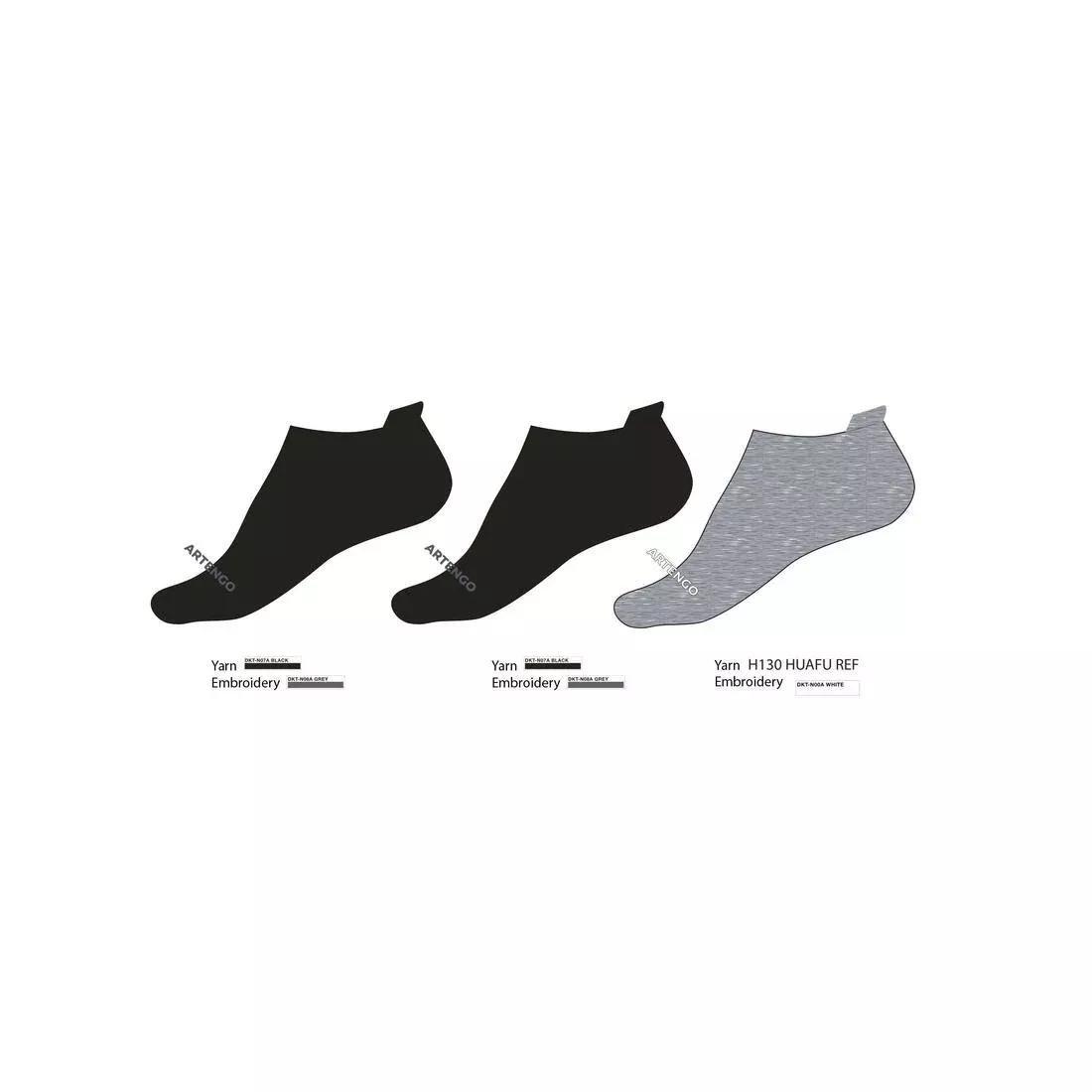 Kids Low Tennis Socks Tri-Pack Rs 160, , large image number 7