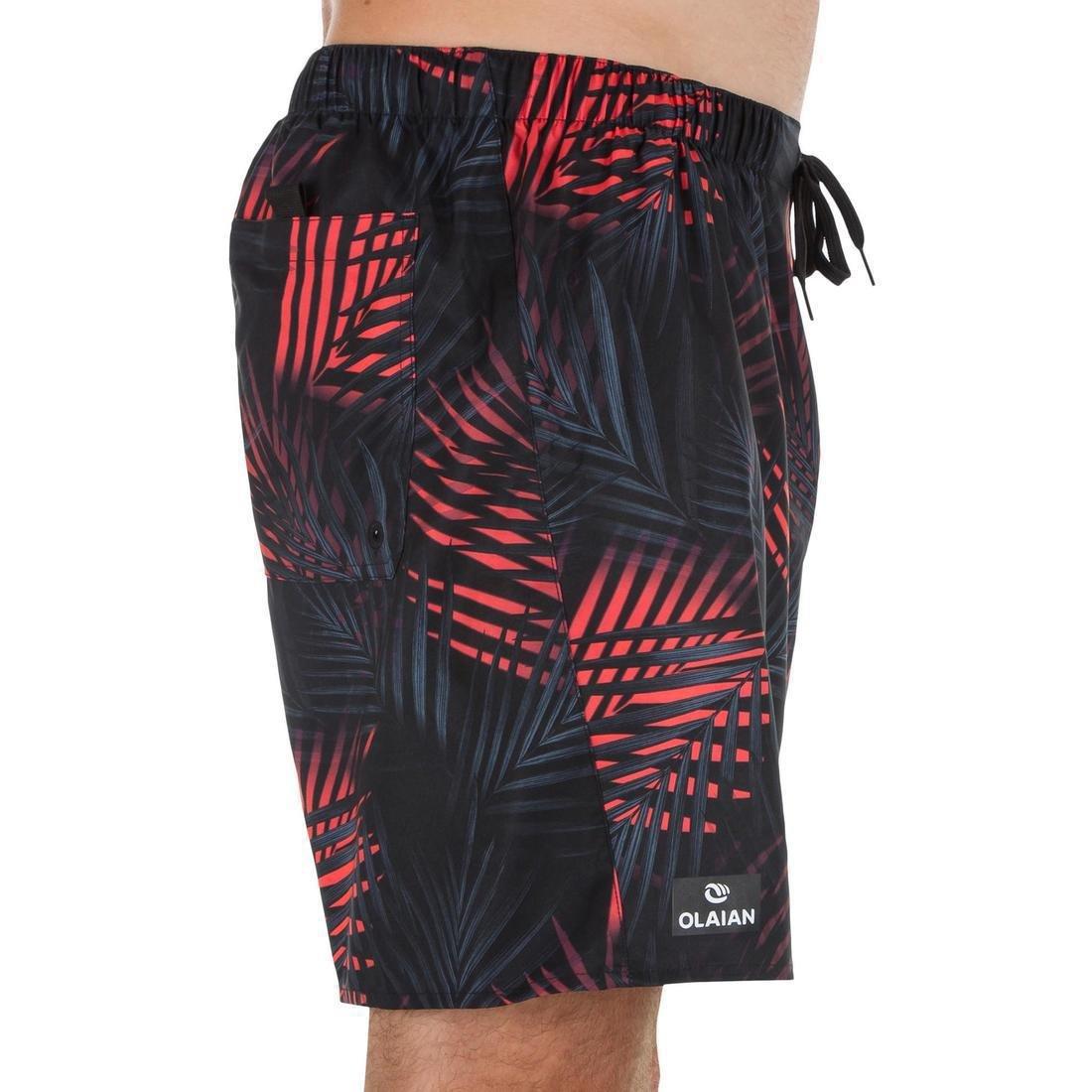 100 Short Surfing Boardshorts Square, Black, No Color, large image number 9