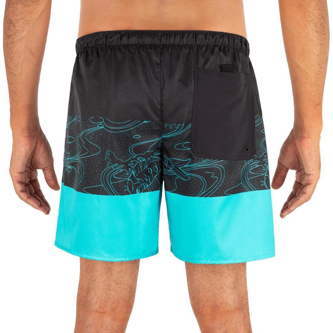 100 Short Surfing Boardshorts Square, Black, No Color, large image number 10