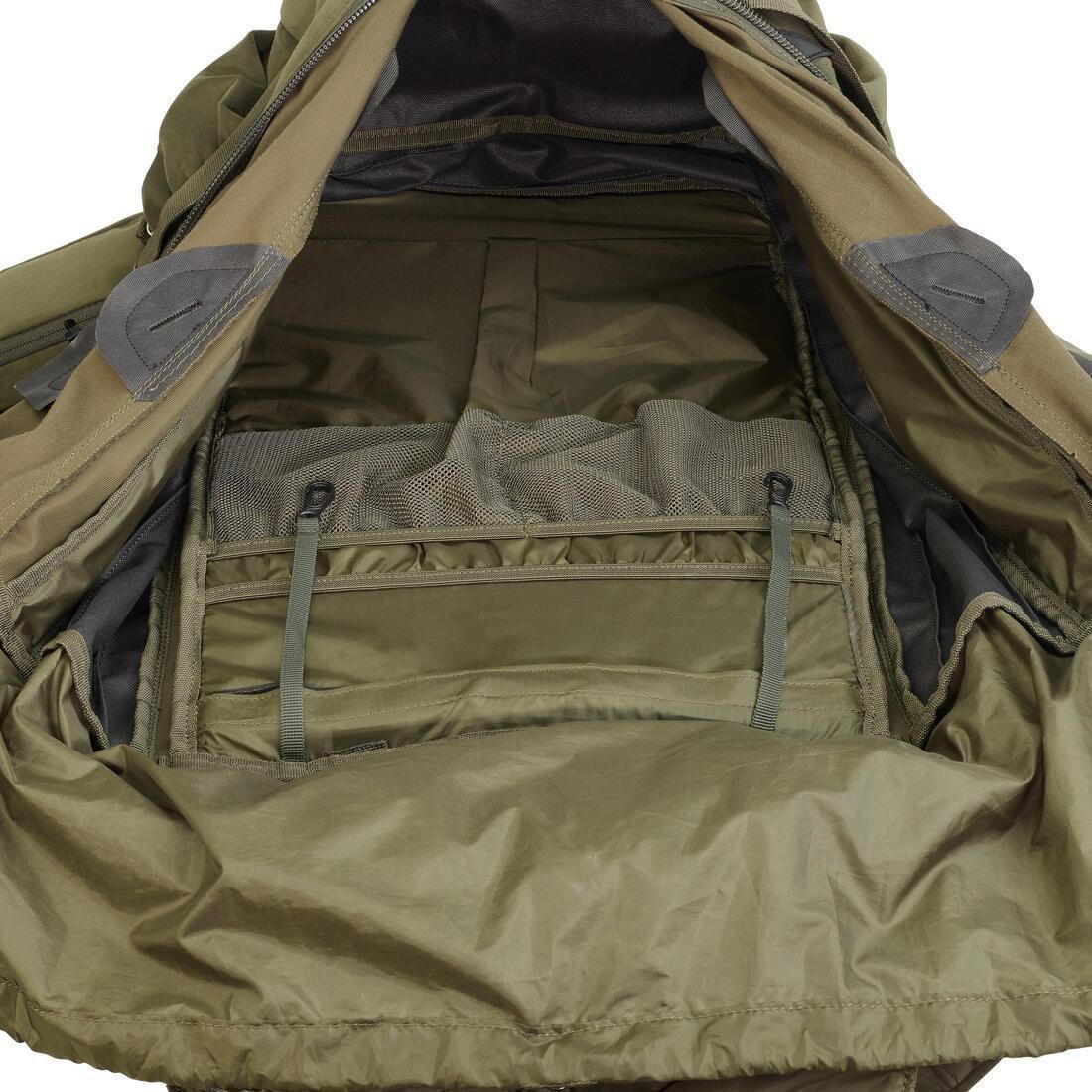 Modular Silent Hunting Backpack - 45/90 L Big Game, Khaki, No Color, large image number 4
