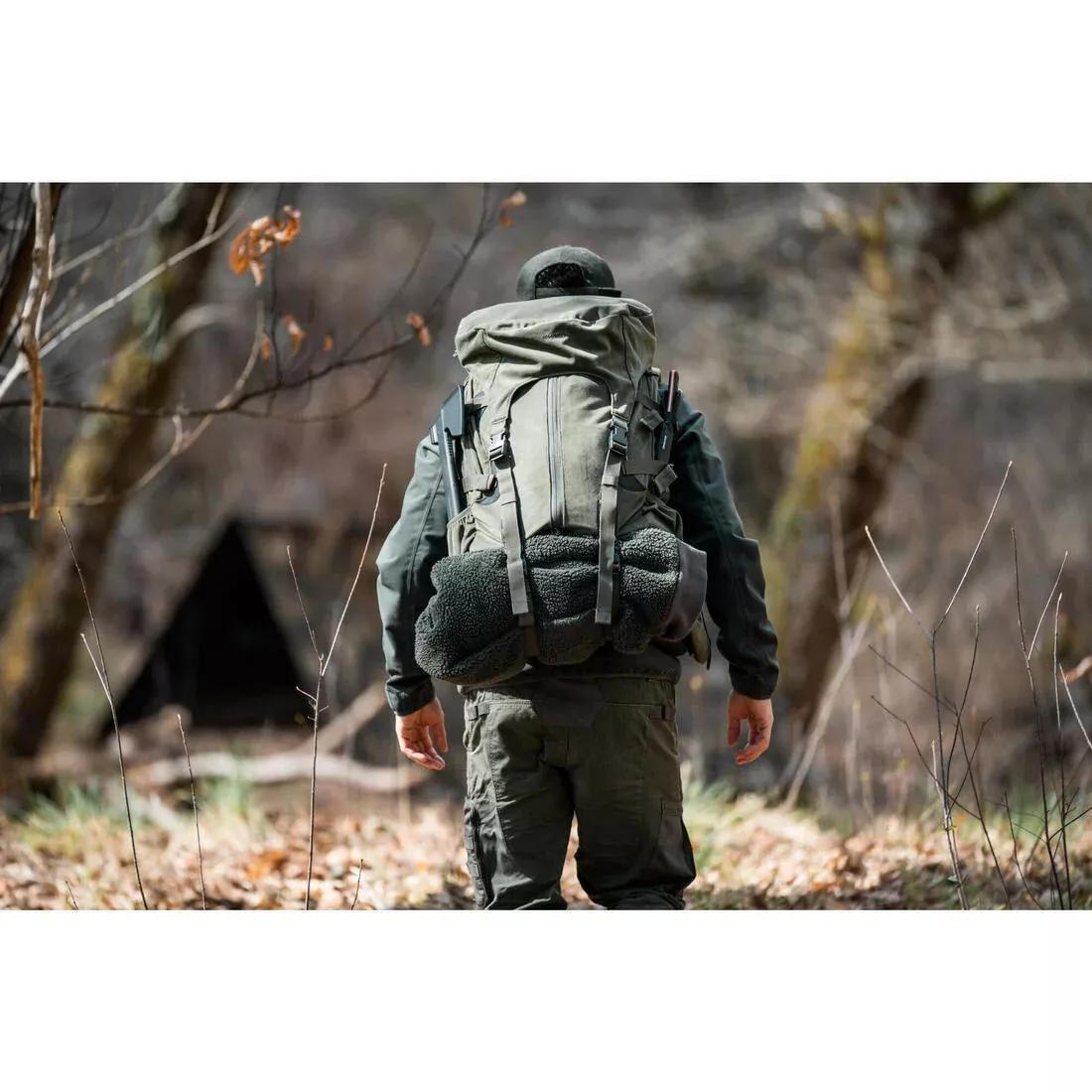 Modular Silent Hunting Backpack - 45/90 L Big Game, Khaki, No Color, large image number 7