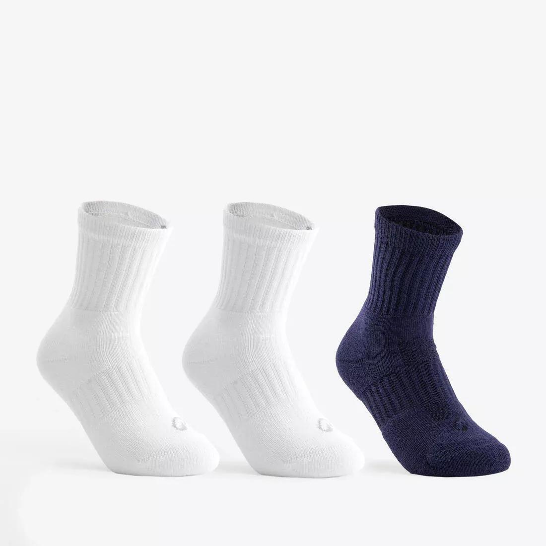 RS 500 Junior High Sports Socks Tri-Pack, No Color, medium