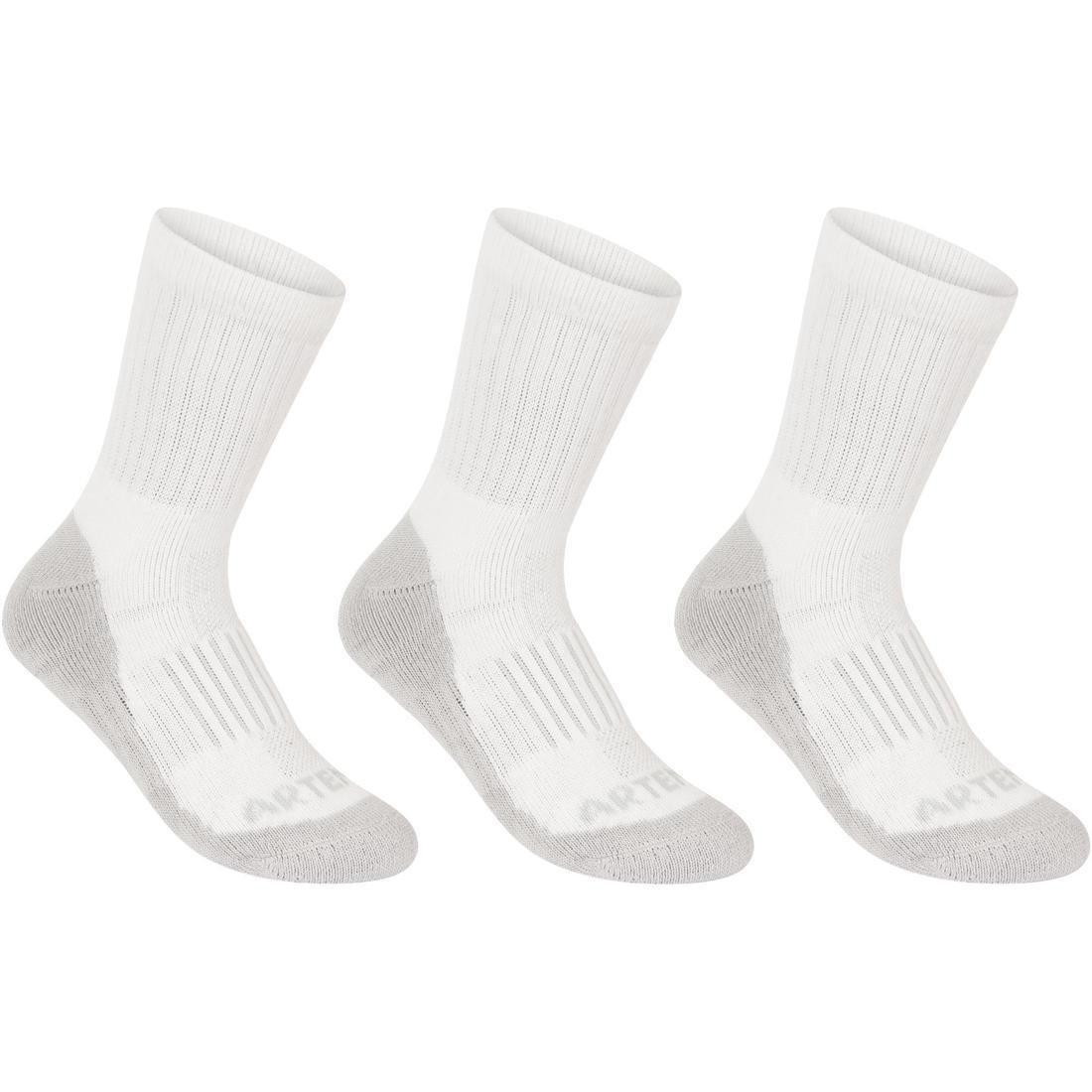 ARTENGO - RS 500 Junior High Sports Socks Tri-Pack