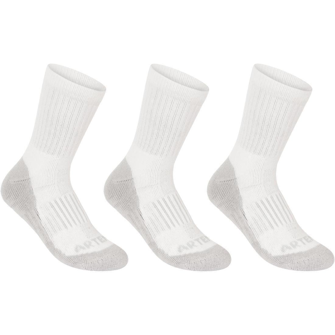 Rs 500 Junior High Sports Socks Tri-Pack, Black, , large image number 5