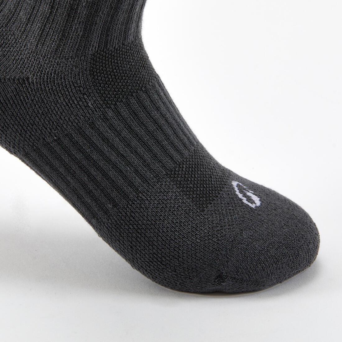 Rs 500Kids Mid-Cut Sports Socks Tri-Pack, Navy-White, , large image number 14