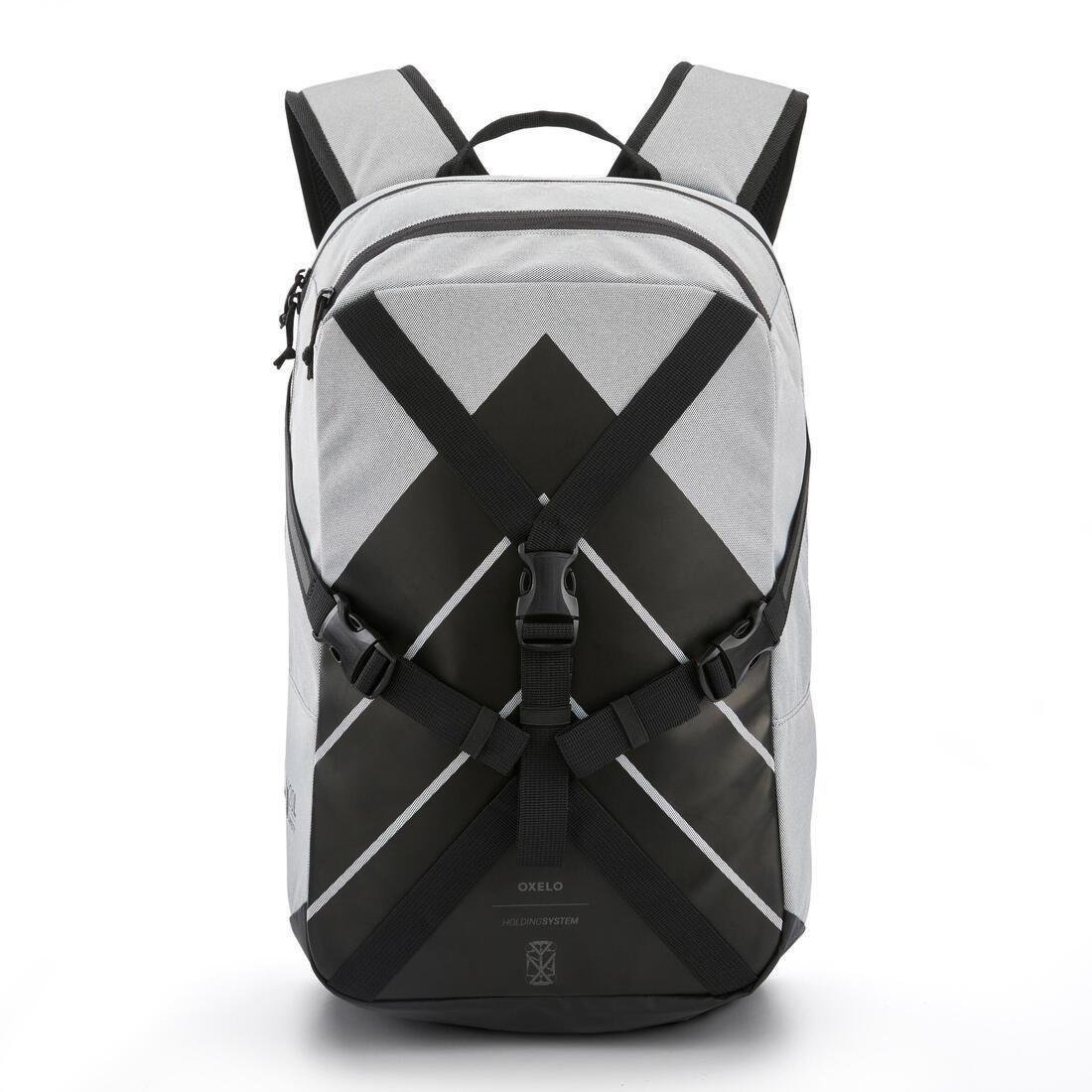 Inline Skating Backpack - 20-Litre Bp100, Light Grey, No Color, large image number 3