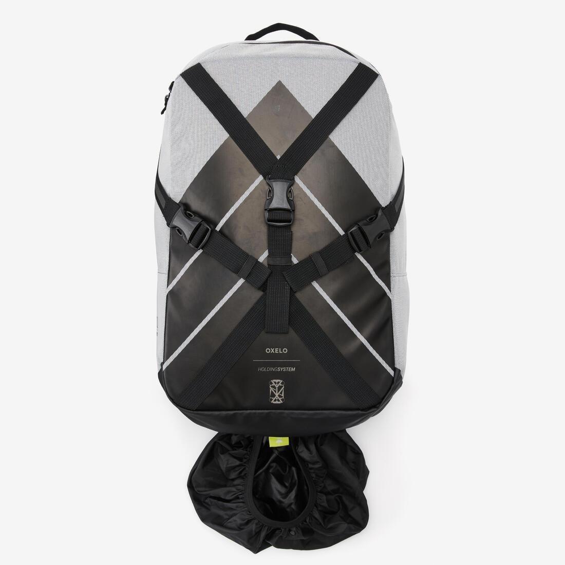 Inline Skating Backpack - 20-Litre Bp100, Light Grey, No Color, large image number 7