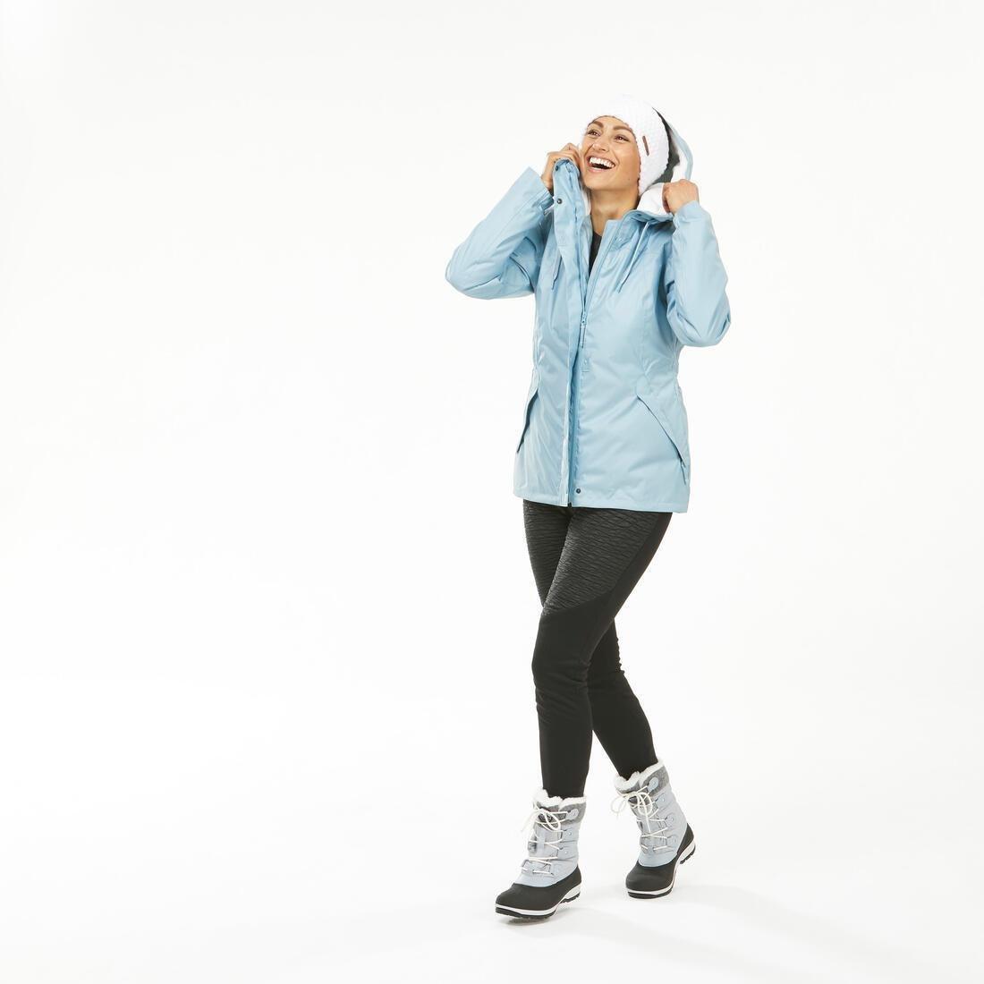 Women Waterproof Winter Hiking Jacket 10C, Blue, , large image number 0