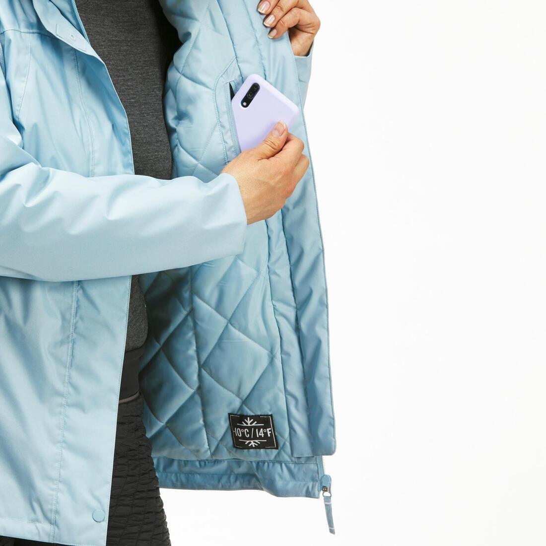 Women Waterproof Winter Hiking Jacket 10C, Blue, , large image number 14