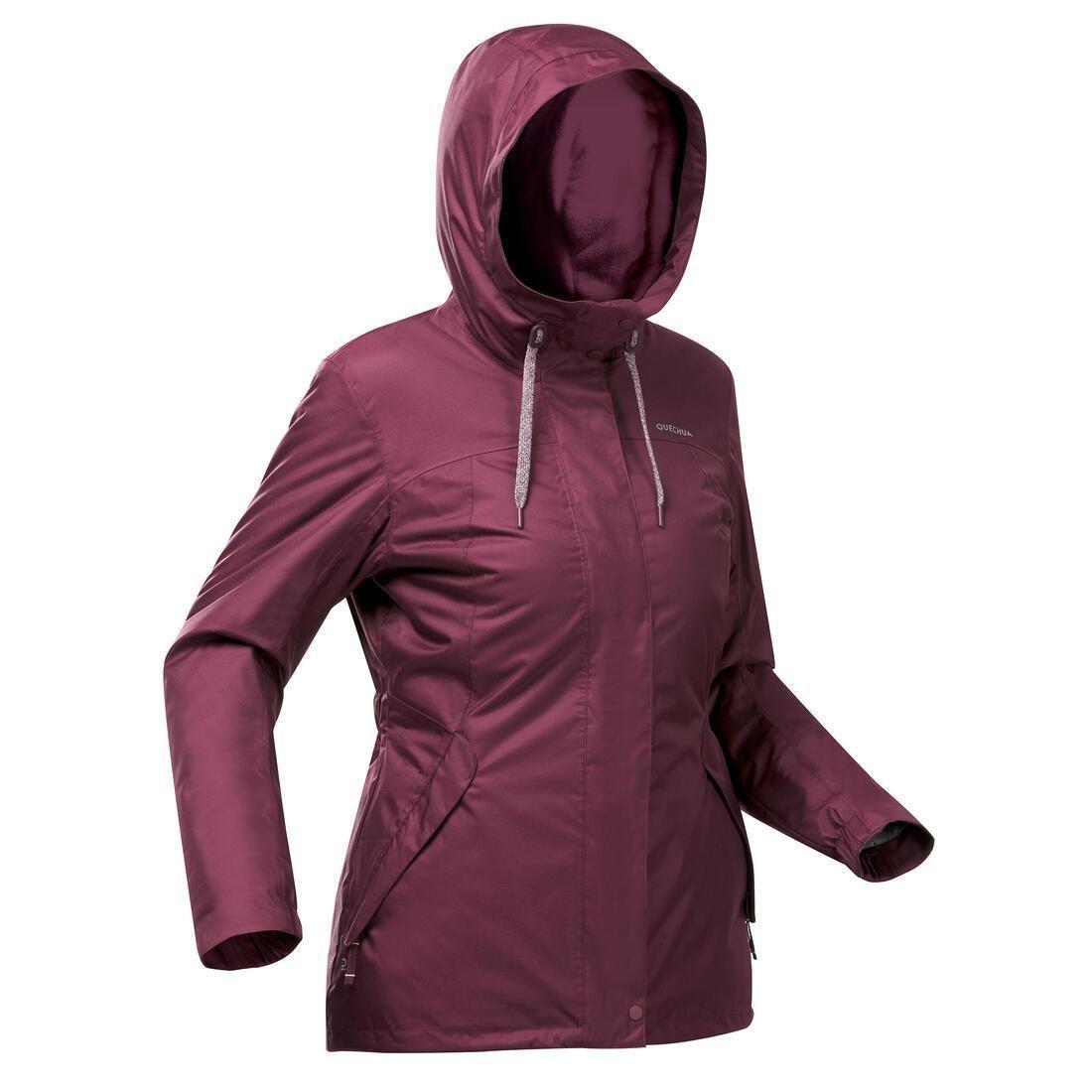 Women Waterproof Winter Hiking Jacket 10C, Purple, No Color, large image number 0