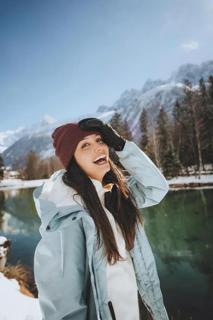 Women Waterproof Winter Hiking Jacket 10C, Purple, No Color, large image number 2