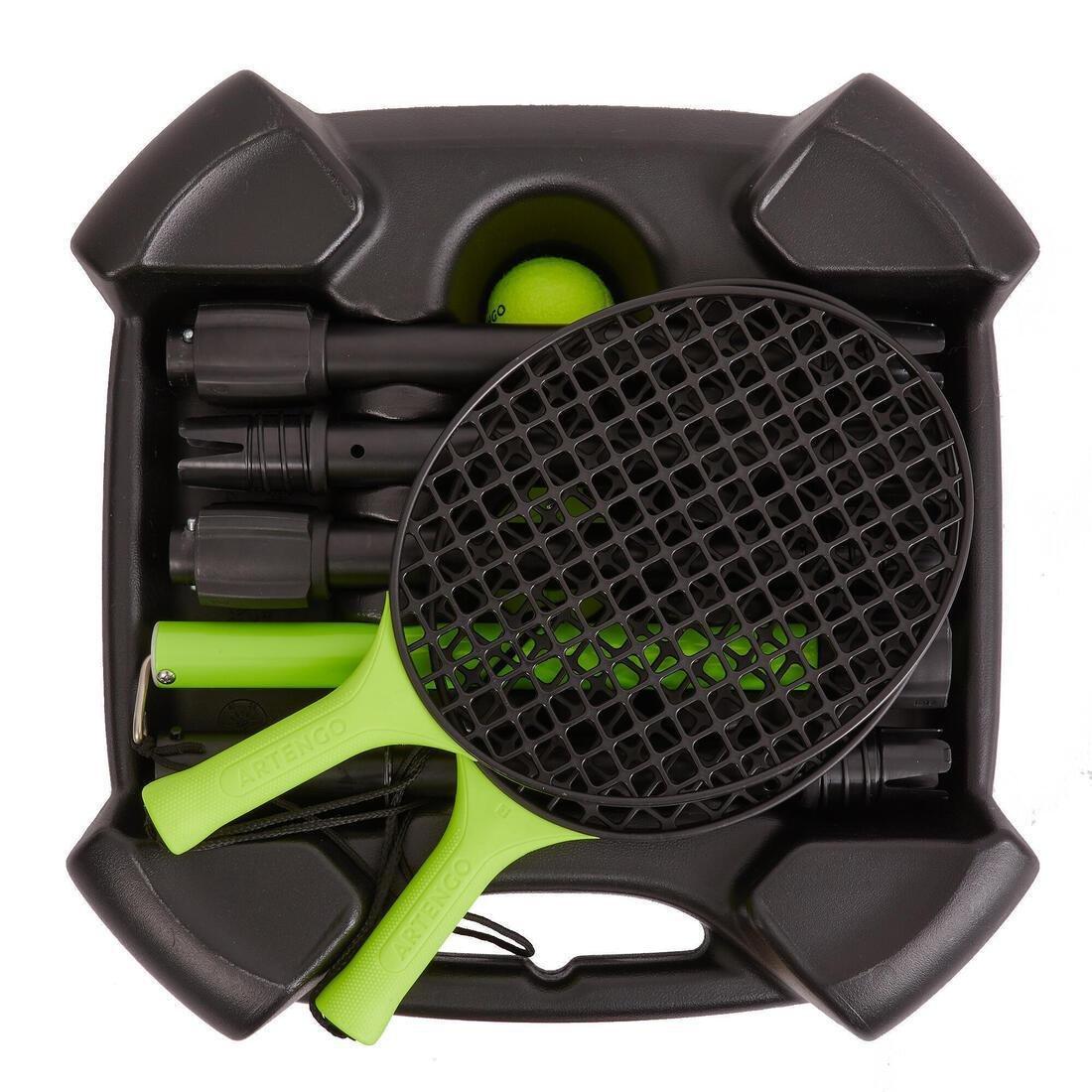 Speedball Set Turnball Strong (1 post, 2 rackets, and 1 ball), Black/Yellow, No Color, large image number 5