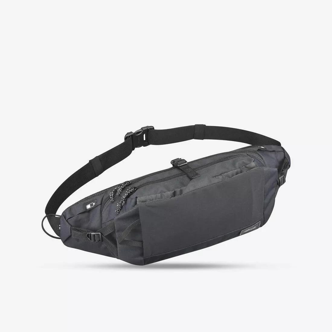7 L Waist Bag - Travel 500, Black, No Color, large image number 0