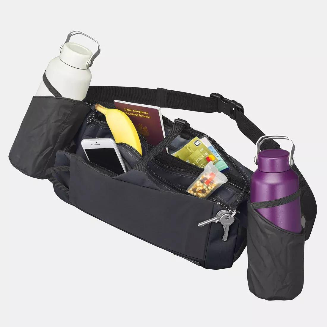 BLACK Bum Bag TRAVEL 7 L Black, No Color, large image number 3