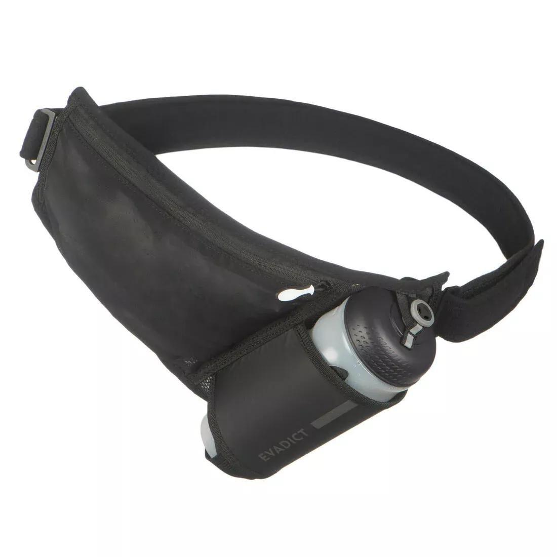 Trail Running Bottle Holder Belt, Black, No Color, medium