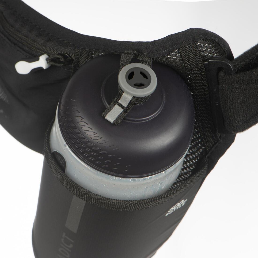 Trail Running Bottle Holder Belt, Black, No Color, medium