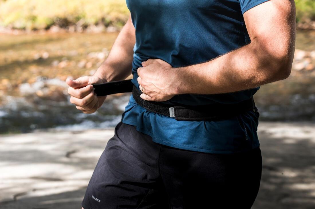 Trail Running Bottle Holder Belt, Black, No Color, medium