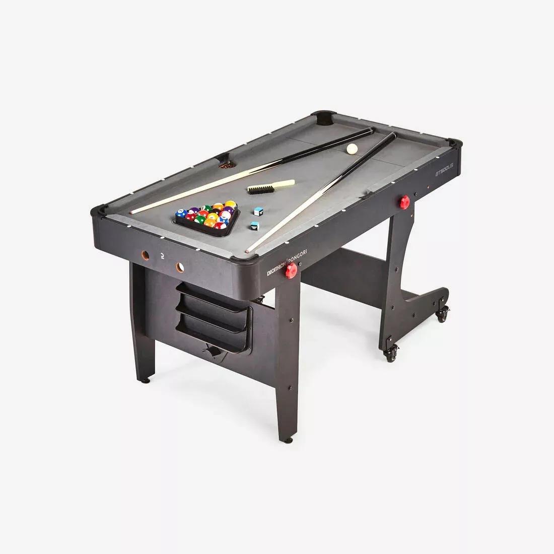 Folding American Pool Table BT500 US, Grey, No Color, medium