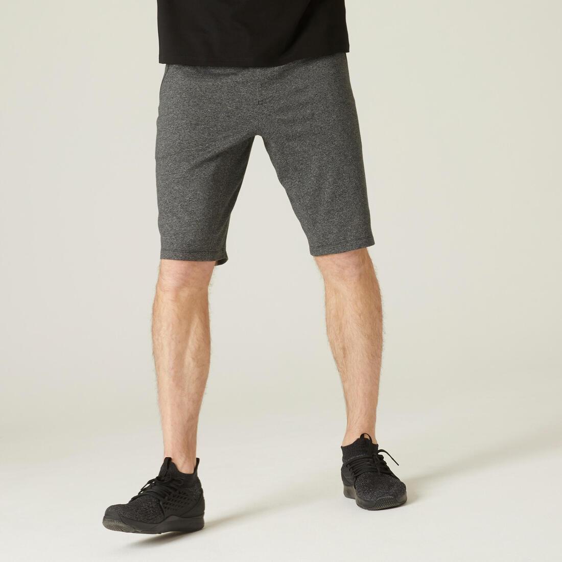Men Fitness Shorts 500, Green, , large image number 2