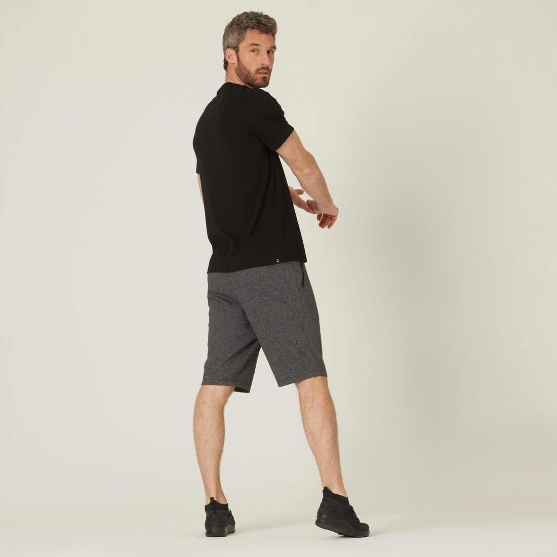 Men Fitness Shorts 500, Green, , large image number 14