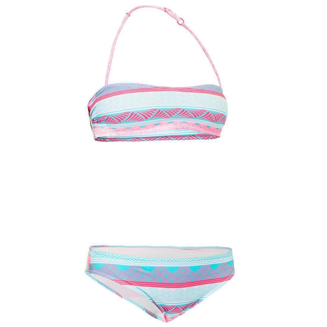 Kids Girls Two-Piece Swimsuit - Liloo 100, Multicolour, No Color, large image number 1