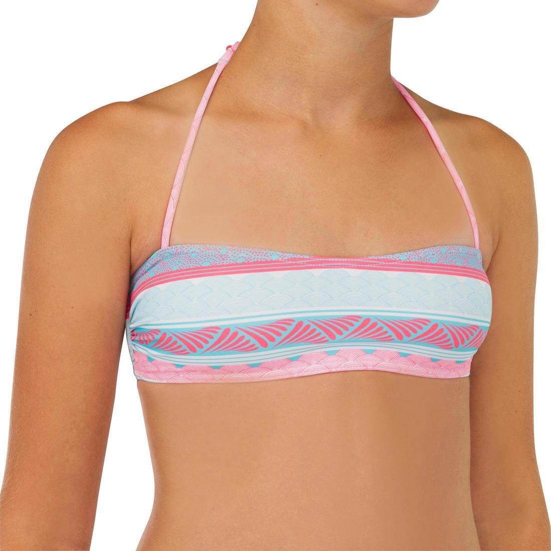 Kids Girls Two-Piece Swimsuit - Liloo 100, Multicolour, No Color, large image number 4