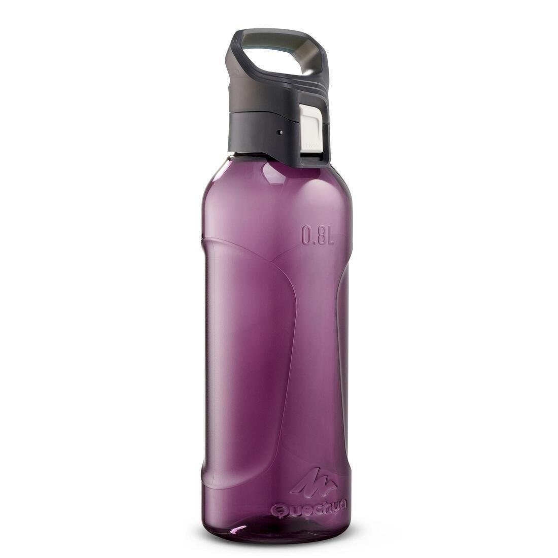 Quick-Open (Tritan) Plastic Hiking Flask Mh500 - 0.8 Litre, Blue, No Color, large image number 6