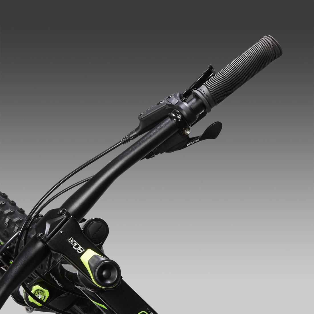 FLUO NEON YELLOW 27.5 inch mountain bike rockrider ST 530, , large image number 14