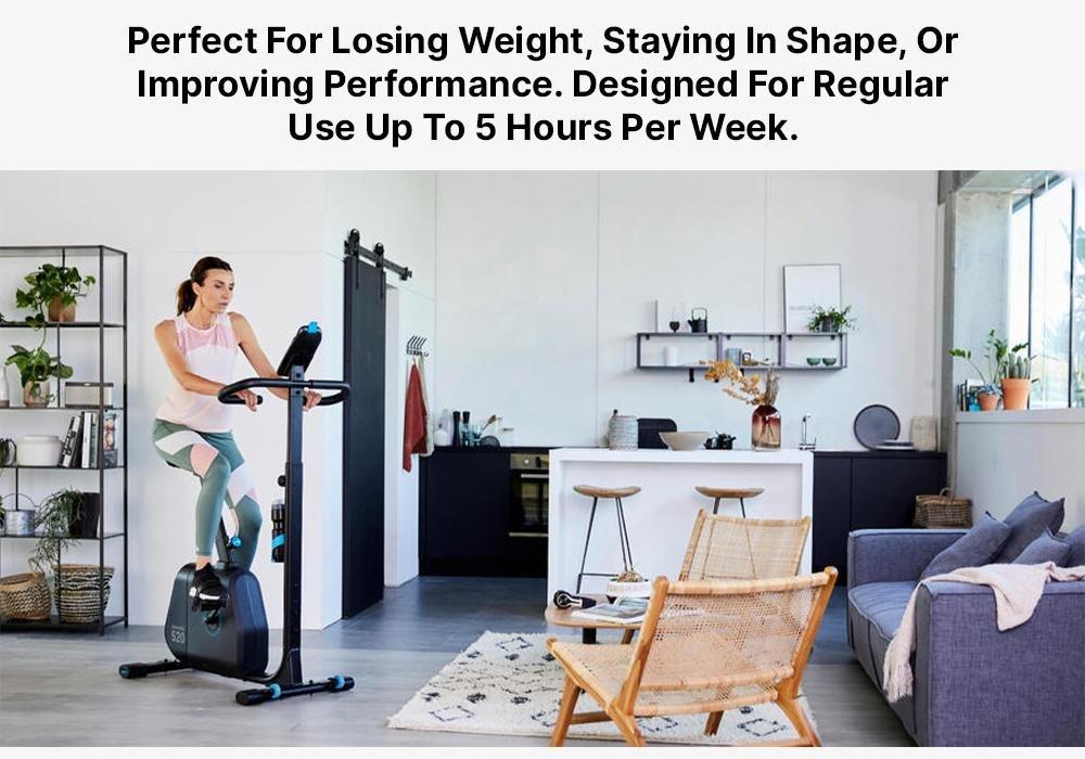 Self-Powered Exercise Bike 520 Connected To Coaching Apps, No Color, large image number 18