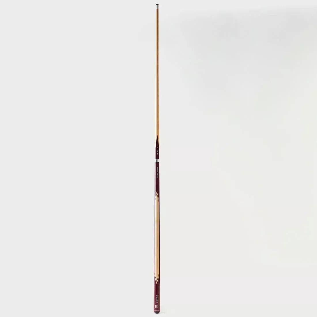 Two-Piece Half-Jointed 13 mm Pool Cue - BC 500 US, Burgundy, 5401_000, medium