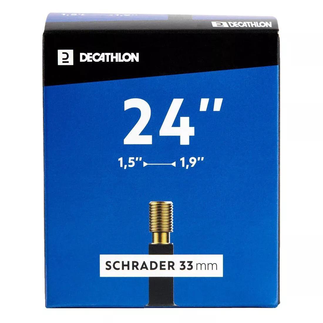 24 Inch 1.5 To 1.9 Schrader Valve Inner Tube, No Color, large image number 0
