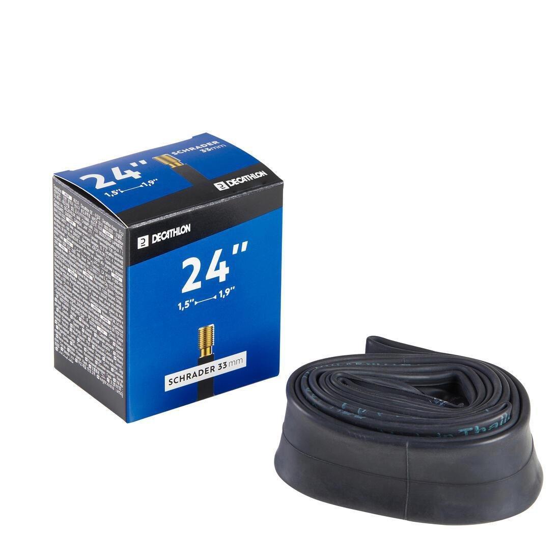 24 Inch 1.5 To 1.9 Schrader Valve Inner Tube, No Color, large image number 2