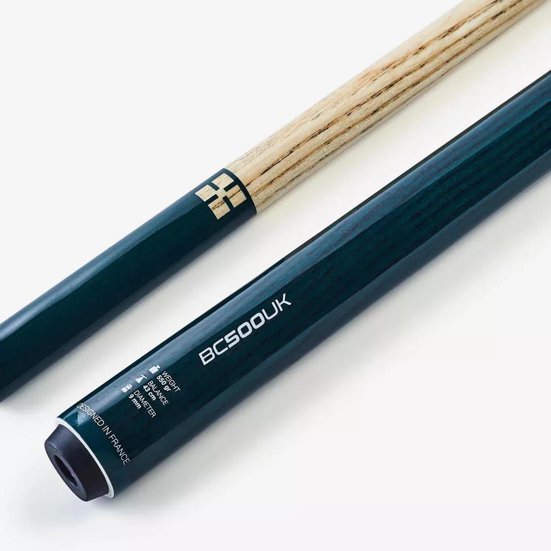 1/2-Jointed 2-Piece English Billiards/Snooker Cue 9mm BC 500 UK, No Color, medium