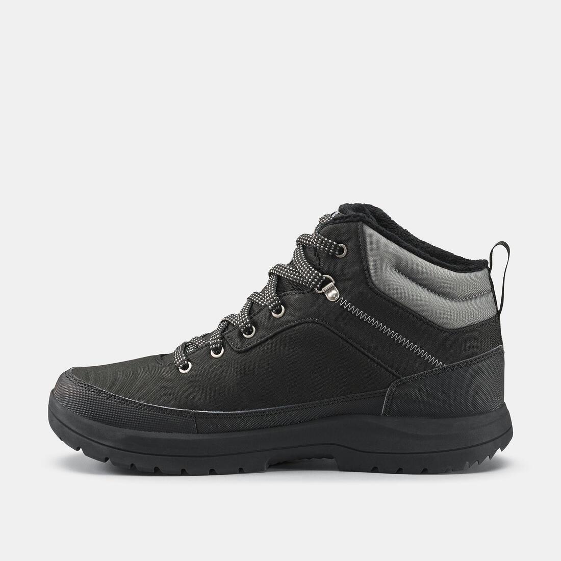Men Warm And Waterproof Hiking Boots, Navy, No Color, medium