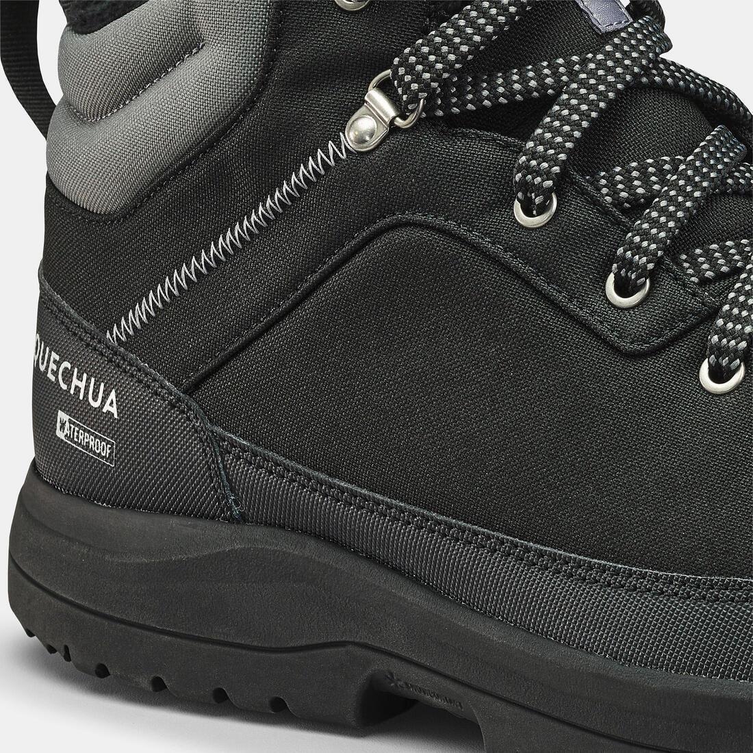 Men Warm And Waterproof Hiking Boots, Navy, , large image number 4