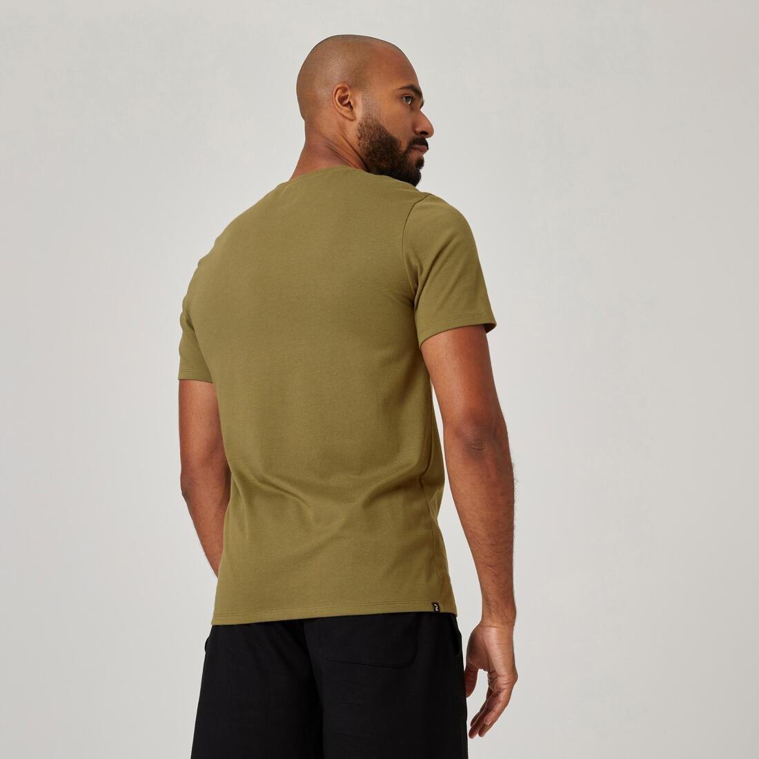 Slim-Fit Stretch Cotton Fitness T-Shirt, Whale Grey, , large image number 8