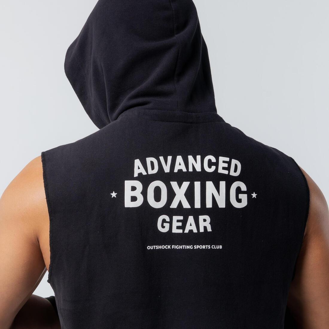 Boxing Hooded Tank Top, Black, , large image number 2