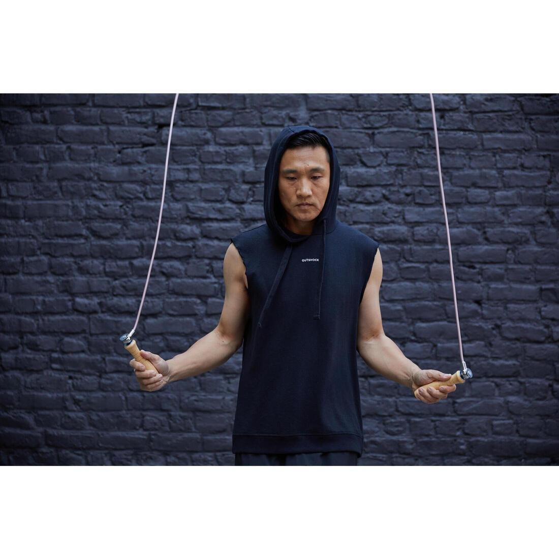 Boxing Hooded Tank Top, Black, No Color, large image number 3