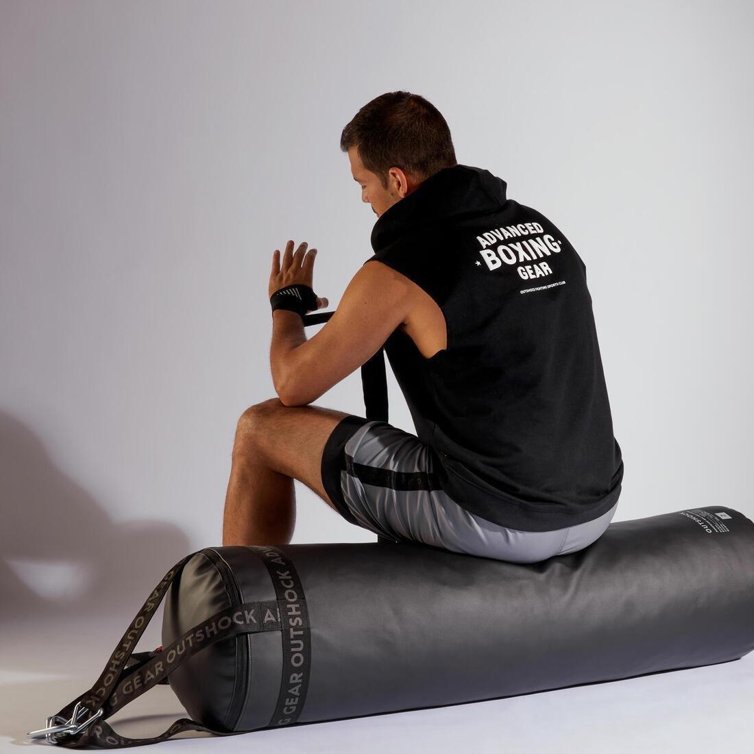 Boxing Hooded Tank Top, Black, No Color, large image number 4