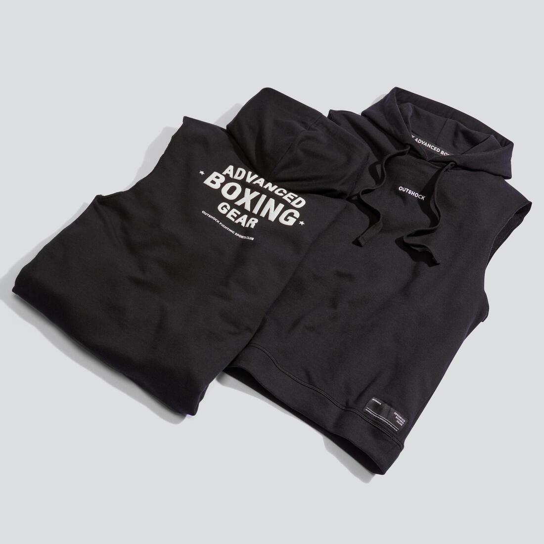 Boxing Hooded Tank Top, Black, , large image number 7