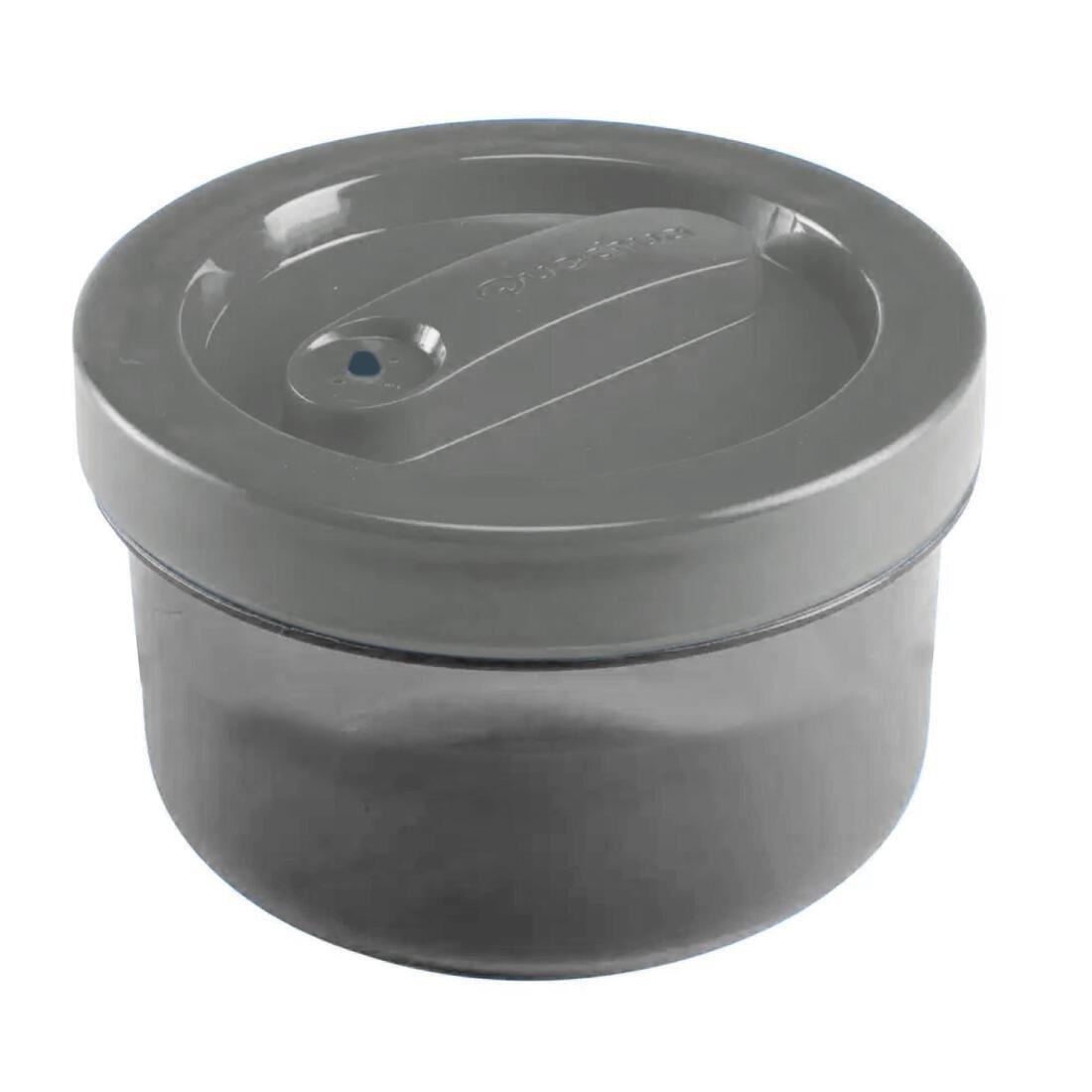 Airtight Food Box - 0.35 Litres, Grey, No Color, large image number 0